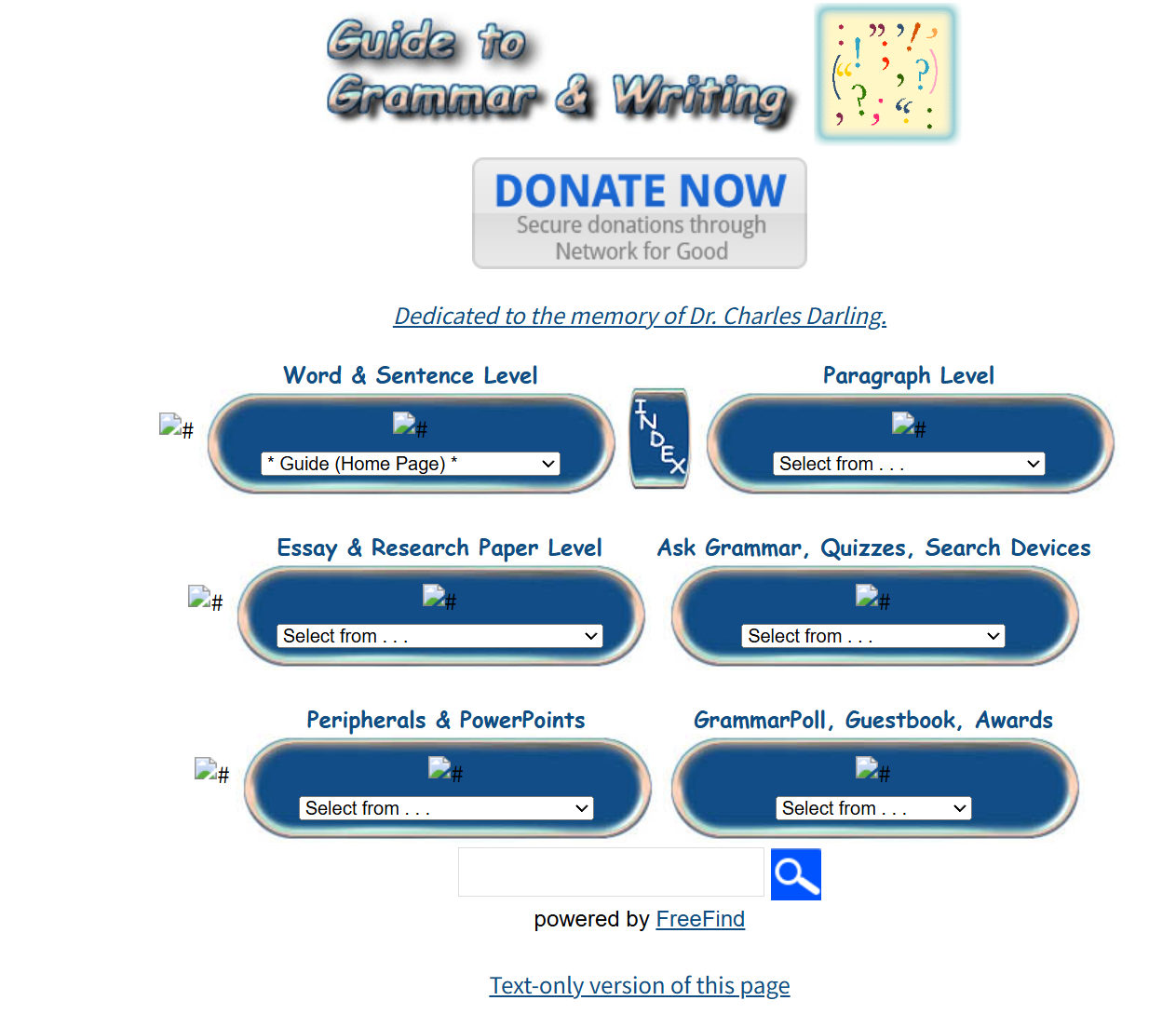 Guide to grammar and writing