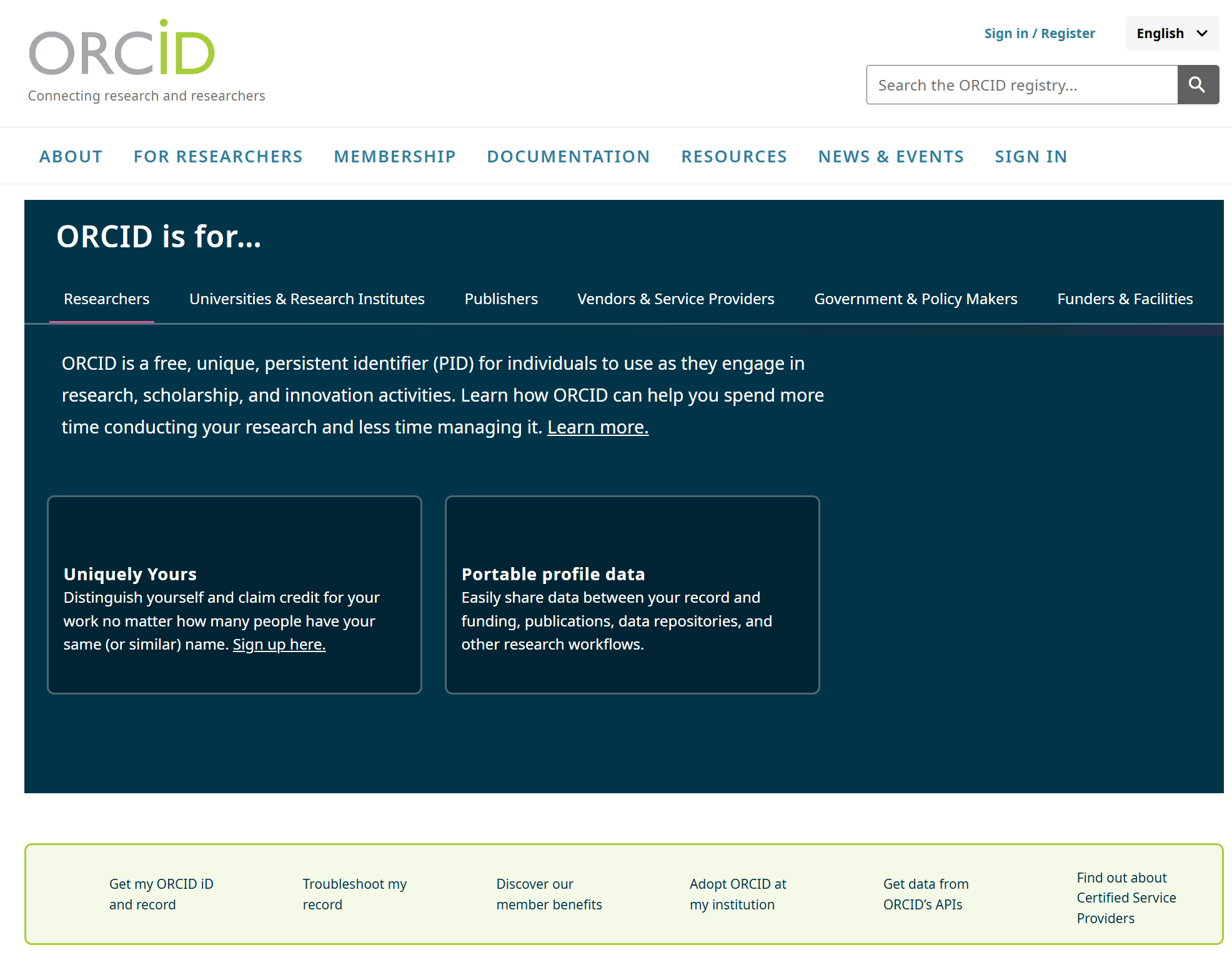 ORCID