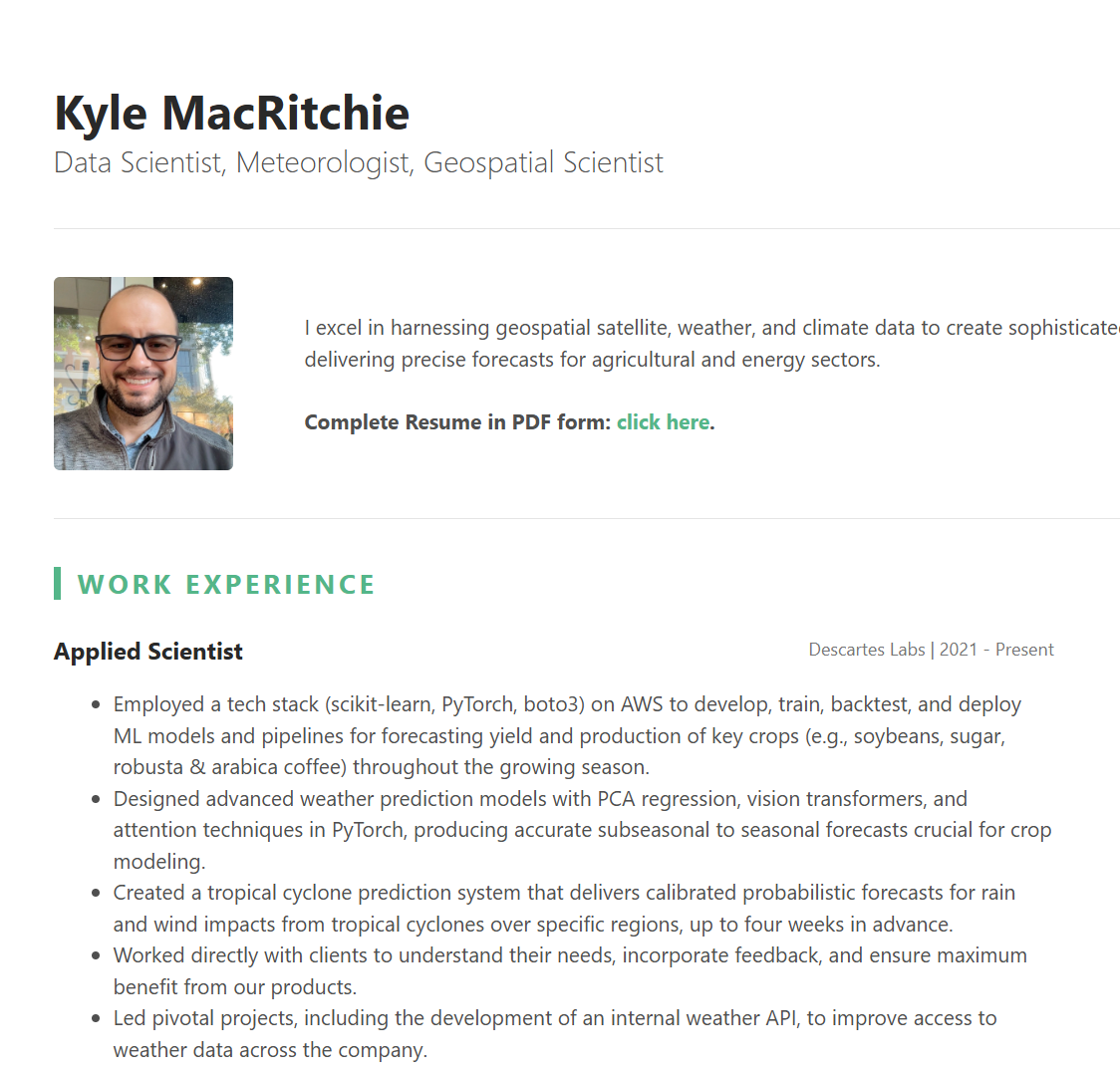 Kyle MacRitchie page