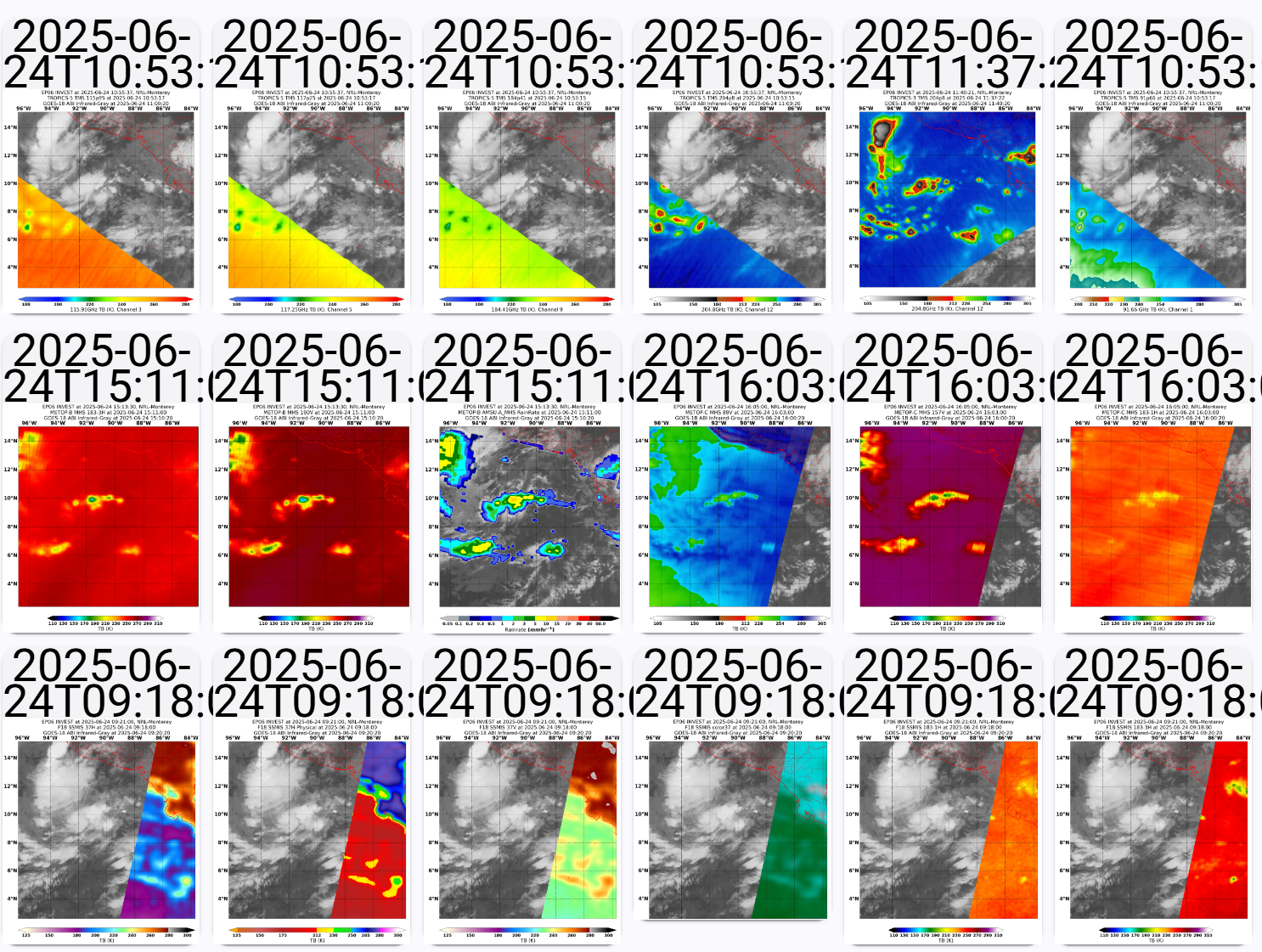 Real time Indian Ocean satellite NRL